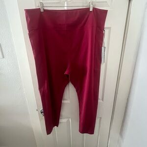 Girlfriend Collective Berry High-Waisted Leggings Compression Pocket